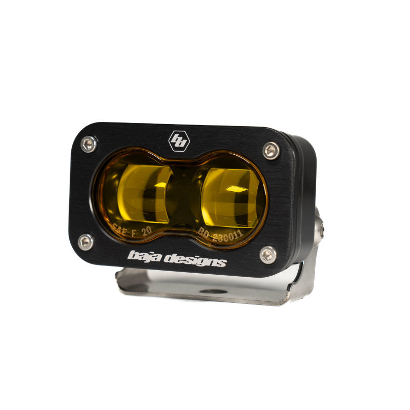 Load image into Gallery viewer, Baja Designs 21-22 Ford Bronco w/Steel Bumper S2 SAE Pro Fog Pocket Light Kit - Amber
