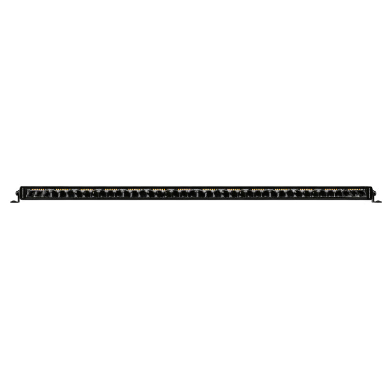Load image into Gallery viewer, Go Rhino Xplor Blackout Combo Series Sgl Row LED Light Bar w/Amber (Side/Track Mount) 39.5in. - Blk
