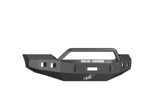 Road Armor 11-16 Ford F-250 Stealth Front Winch Bumper w/Pre-Runner Guard - Tex Blk