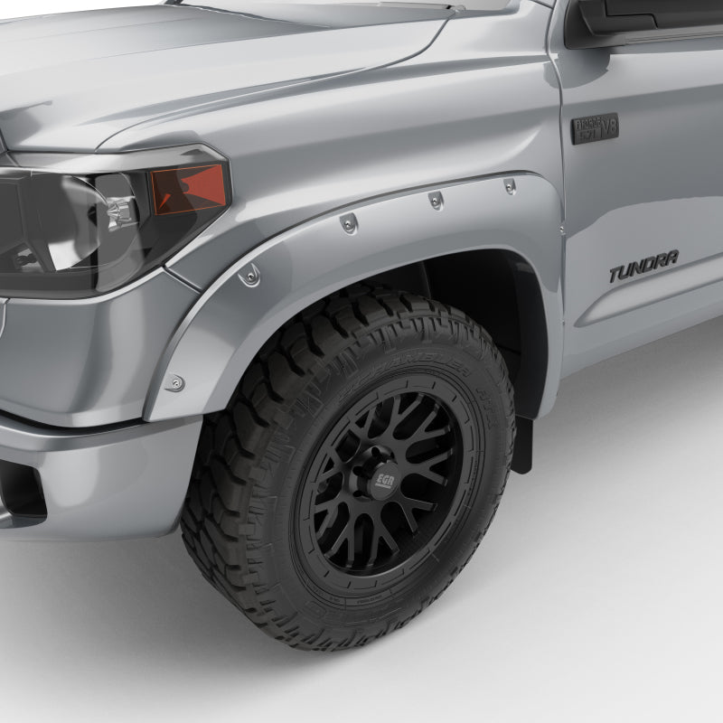 Load image into Gallery viewer, EGR 14+ Toyota Tundra Bolt-On Look Color Match Fender Flares - Set - Silver Sky
