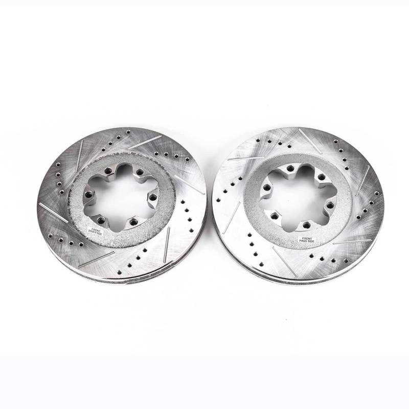 Load image into Gallery viewer, Power Stop 09-12 Chevrolet Colorado Front Evolution Drilled &amp; Slotted Rotors - Pair
