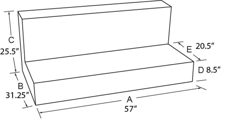 Load image into Gallery viewer, Tradesman Aluminum Twin L-Shape Liquid Storage Tank (96 Gallon Capacity) - Brite
