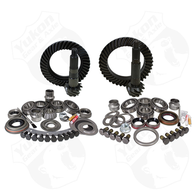 Load image into Gallery viewer, Yukon Gear &amp; Install Kit Package Jeep XJ / YJ w/ Dana 30 Front &amp; Model 35 Rear - 4.56in Ratio
