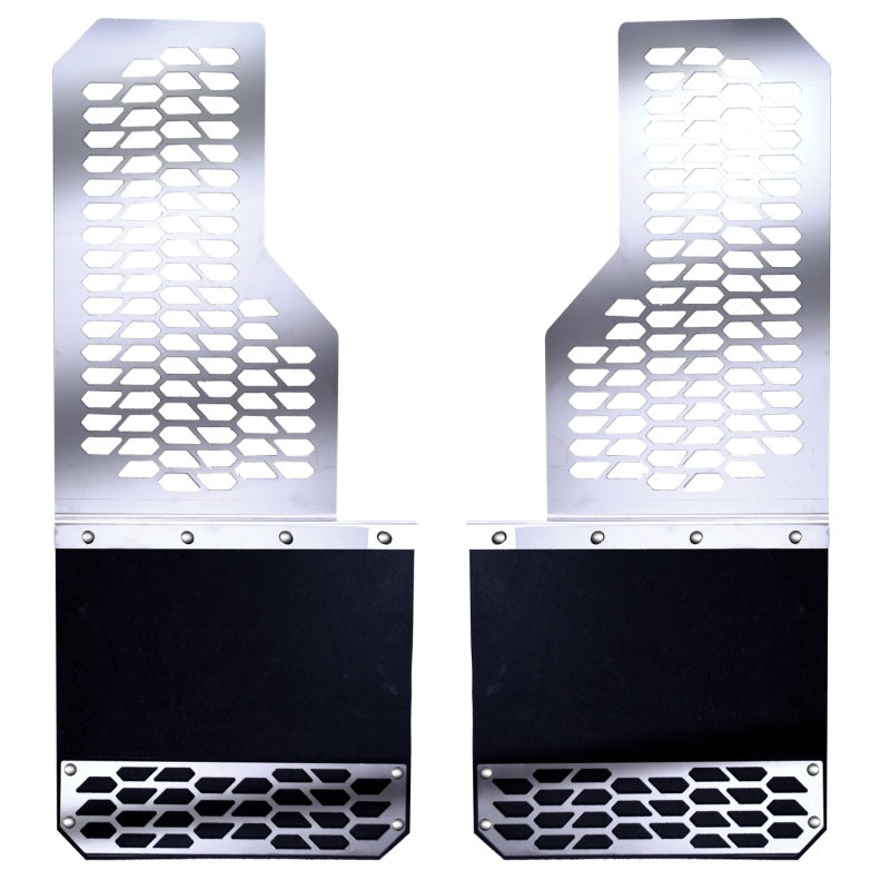 Load image into Gallery viewer, Putco 15-20 Ford F-150 - Set of 2 Mud Skins - Polished SS w/ Hex Shield
