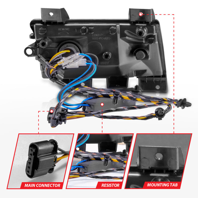 Load image into Gallery viewer, ANZO 2018-2021 Jeep Wrangler LED Side Markers Chrome Housing Clear Lens w/ Sequential Signal
