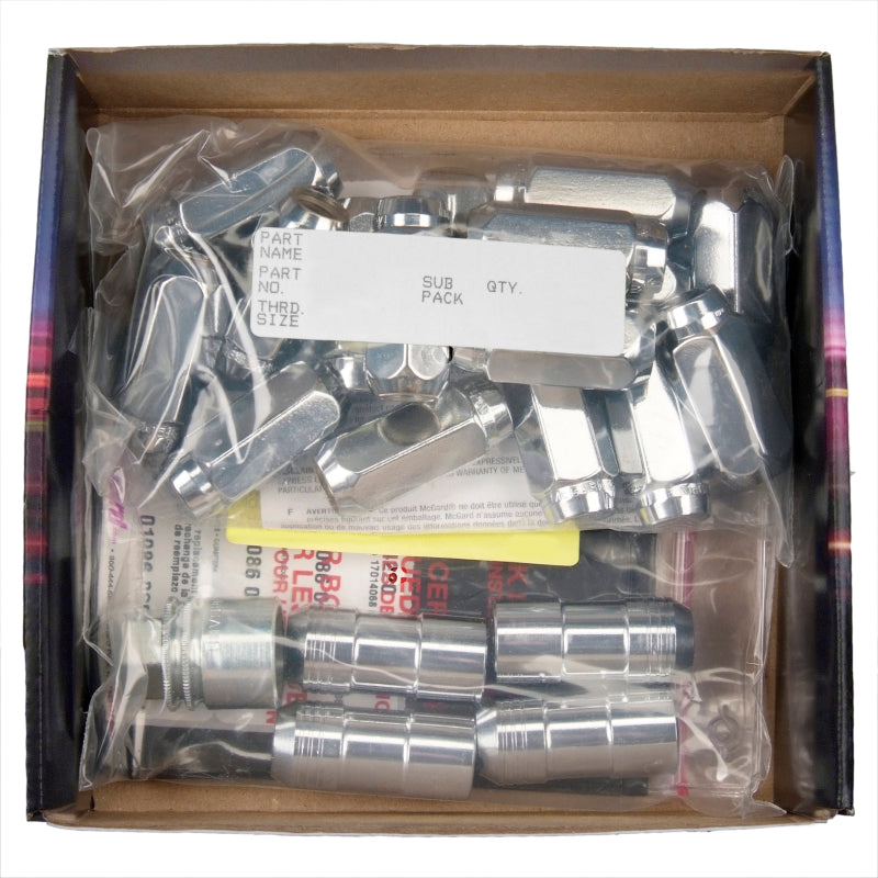 Load image into Gallery viewer, McGard 6 Lug Hex Install Kit w/Locks (Cone Seat Nut) M14X1.5 / 22mm Hex / 1.945in. Length - Chrome
