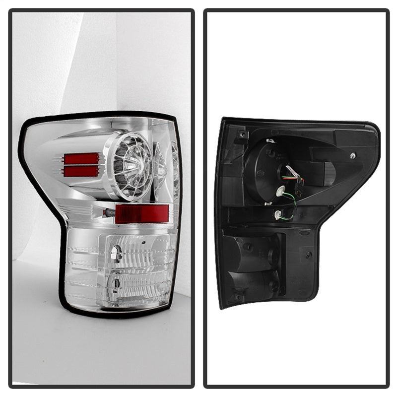 Load image into Gallery viewer, Spyder Toyota Tundra 07-13 LED Tail lights Chrome ALT-YD-TTU07-LED-C
