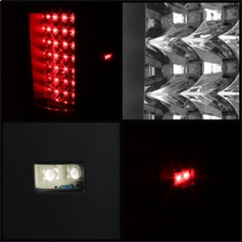 Load image into Gallery viewer, xTune Chevy Silverado 07-13 LED Tail Lights Black ALT-JH-CS07-LED-BK
