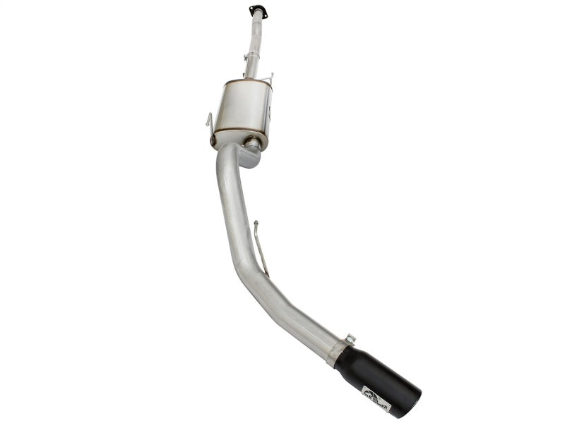 Load image into Gallery viewer, aFe MACHForce XP SS Exhaust 3in to 3.5in Cat-Back w/ Black Tip 15 Ford F-150 EcoBoost V6 2.7/3.5Ltt
