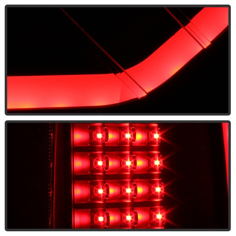 Load image into Gallery viewer, xTune 09-14 Ford F-150 Light Bar LED Tail Lights - Black (ALT-JH-FF15009-LBLED-BK)
