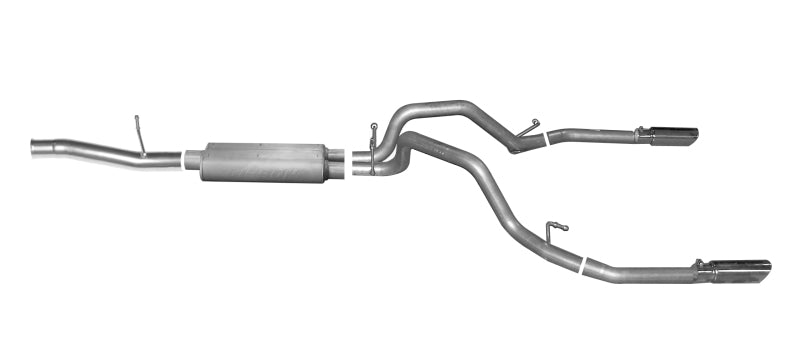 Load image into Gallery viewer, Gibson 10-13 GMC Sierra 1500 SLE 4.8L 2.25in Cat-Back Dual Split Exhaust - Stainless
