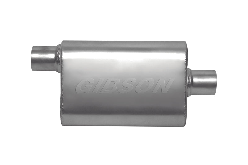 Load image into Gallery viewer, Gibson CFT Superflow Offset/Center Oval Muffler - 4x9x13in/3in Inlet/3in Outlet - Stainless

