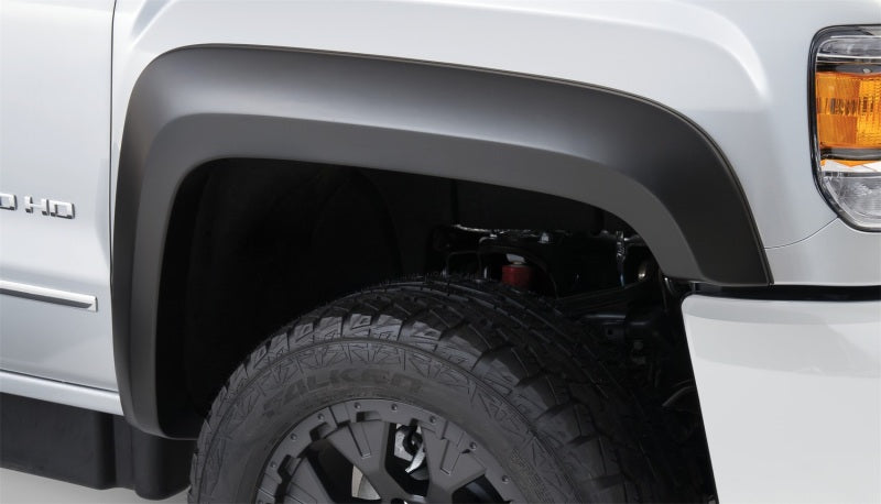 Load image into Gallery viewer, Bushwacker 15-18 GMC Sierra 2500 HD Extend-A-Fender Style Flares 2pc - Black
