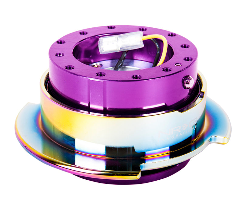 Load image into Gallery viewer, NRG Quick Release Gen 2.5 - Purple Body / Neochrome Ring
