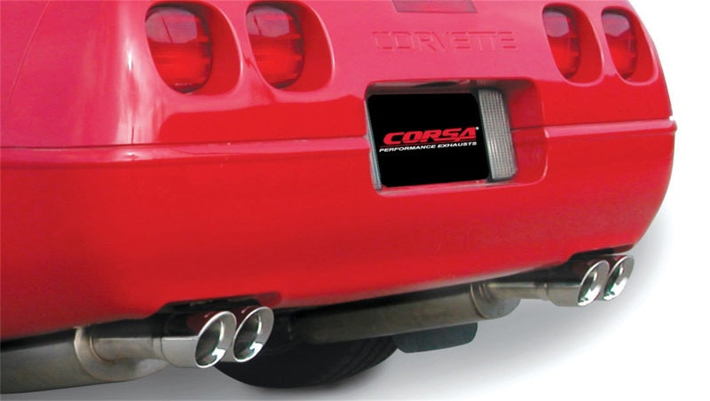 Load image into Gallery viewer, Corsa 1990-1995 Chevrolet Corvette C4 ZR1 5.7L V8 LT5 Polished Sport Cat-Back Exhaust
