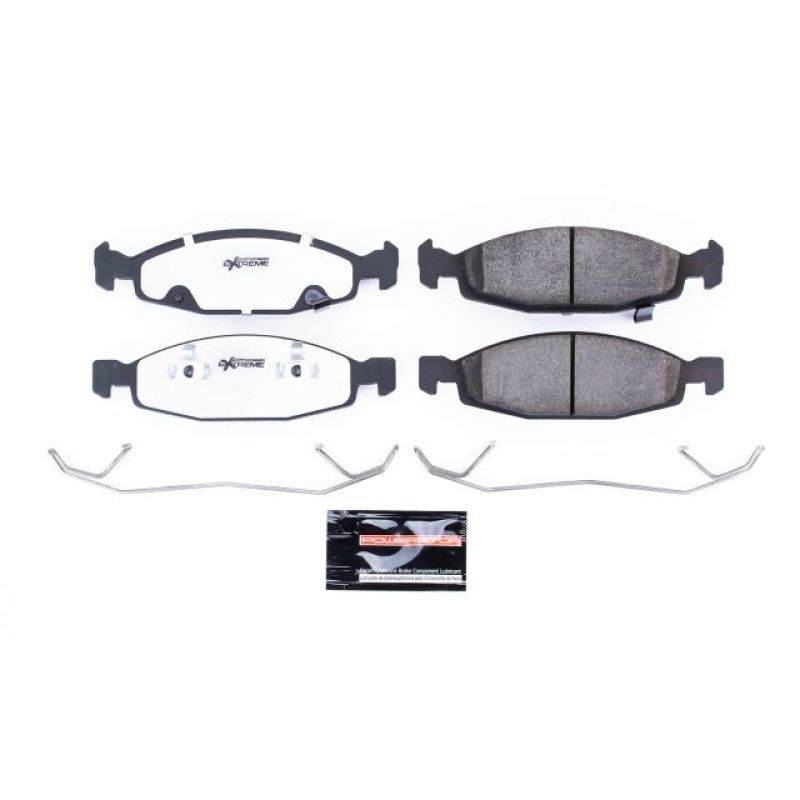 Load image into Gallery viewer, Power Stop 99-03 Jeep Grand Cherokee Front Z26 Extreme Street Brake Pads w/Hardware
