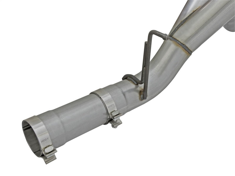 Load image into Gallery viewer, aFe LARGE Bore HD 4in Dual DPF-Back SS Exhaust w/Polished Tip 16-17 GM Diesel Truck V8-6.6L (td) LML
