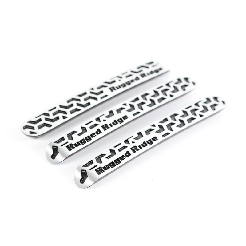 Load image into Gallery viewer, Rugged Ridge Elite Dr Hndle Insert Contrast Tread2D 07-18 Jeep Wrangler JK
