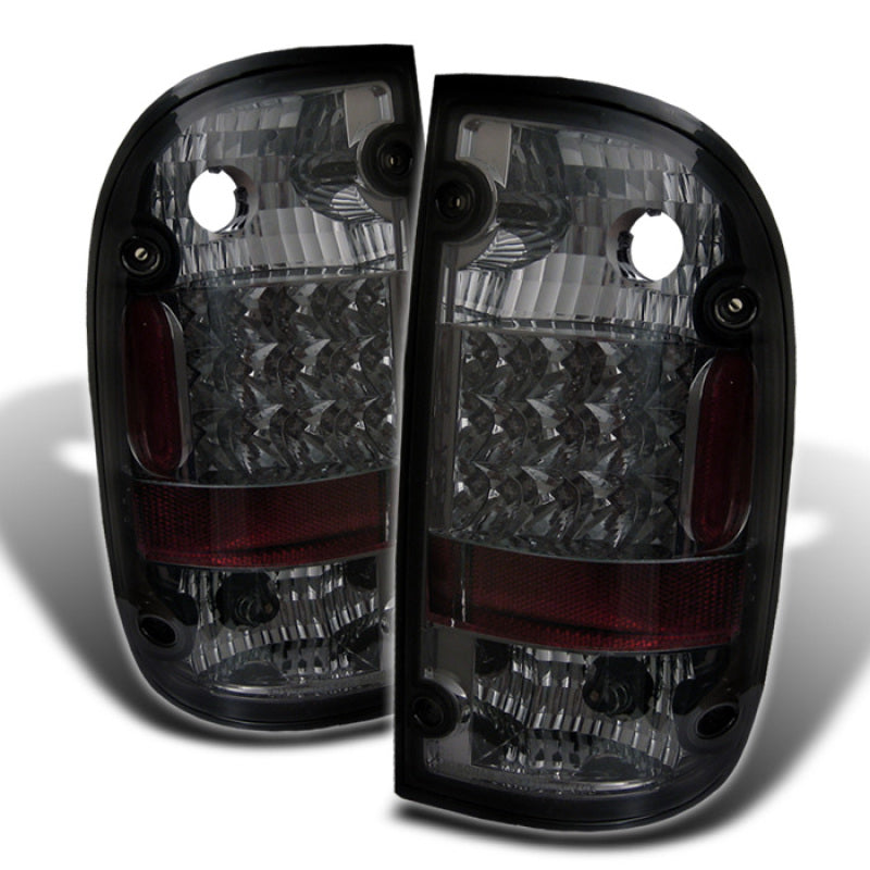 Load image into Gallery viewer, Spyder Toyota Tacoma 01-04 LED Tail Lights Smoke ALT-YD-TT01-LED-SM
