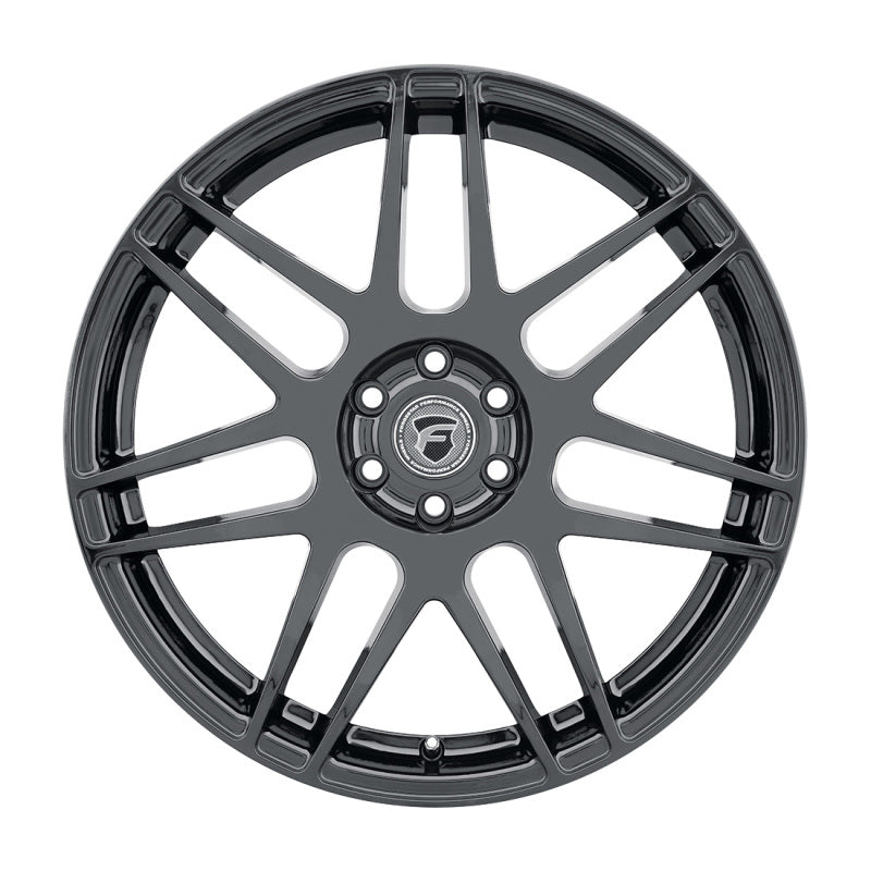 Load image into Gallery viewer, Forgestar F14 20x11 / 5x120 BP / ET42 / 7.6in BS Gloss Black Wheel

