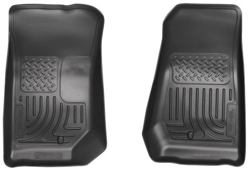 Load image into Gallery viewer, Husky Liners 07-12 Jeep Wrangler WeatherBeater Black Floor Liners
