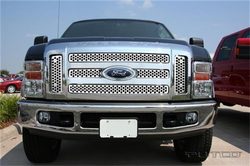 Load image into Gallery viewer, Putco 08-10 Ford SuperDuty (Will not Fit XL/FX4) Punch Stainless Steel Grilles
