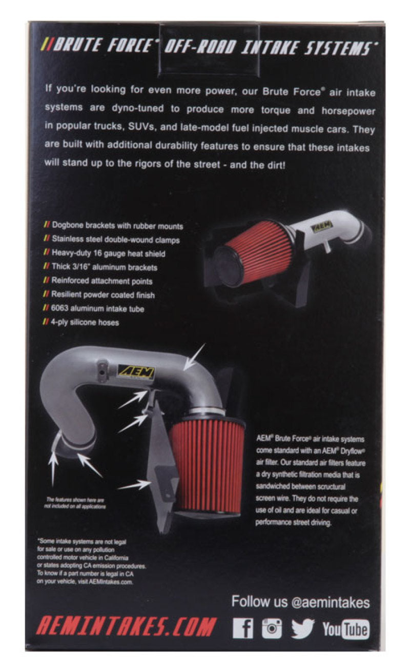Load image into Gallery viewer, AEM 3.5 in x 9 in Dryflow Conical Air Filter
