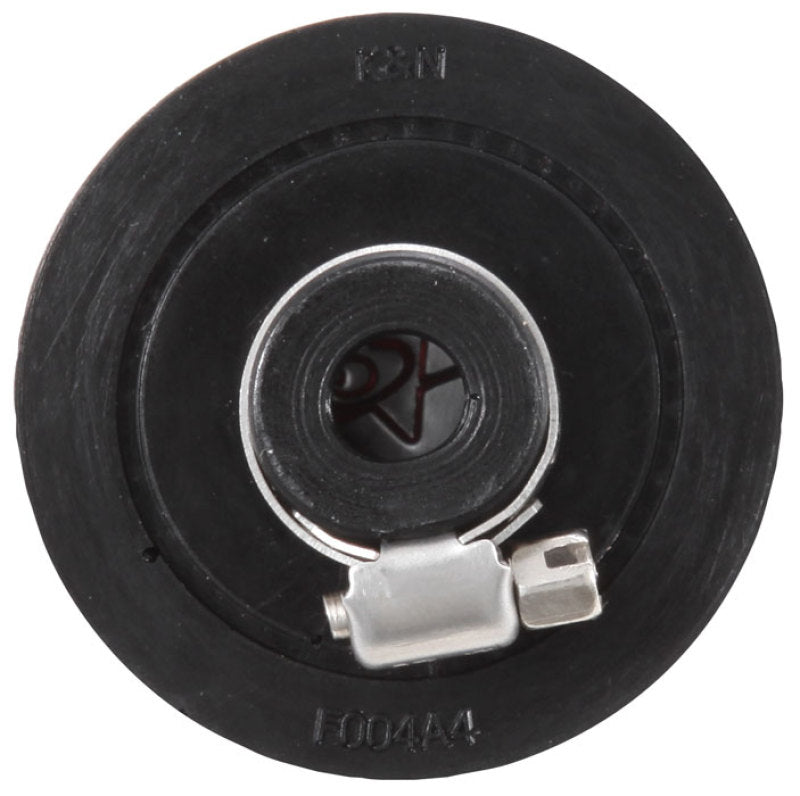 Load image into Gallery viewer, K&amp;N Clamp On Rubber Base Crankcase Vent Filter 0.375in Flange ID x 2in OD x 1.5in Height
