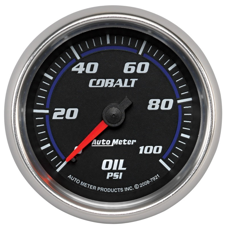 Load image into Gallery viewer, Autometer Cobalt 66mm 0-100 PSI Oil Pressure Gauge
