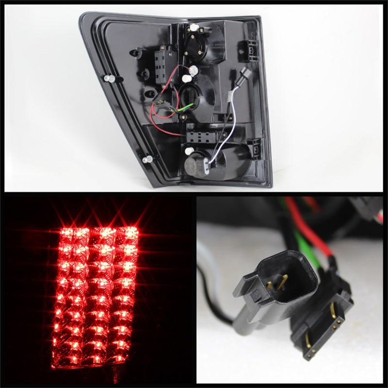Load image into Gallery viewer, Spyder Jeep Grand Cherokee 07-10 LED Tail Lights Red Clear ALT-YD-JGC07-LED-RC
