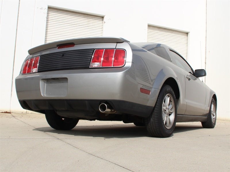 Load image into Gallery viewer, aFe Axle-Back Exhaust 2.5in 409SS w/Polished Tip 05-09 Ford Mustang V6 4.0L
