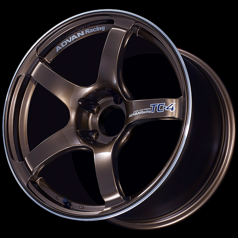 Load image into Gallery viewer, Advan TC4 17x9 +63 5x114.3 Racing Umber Bronze and Ring Wheel
