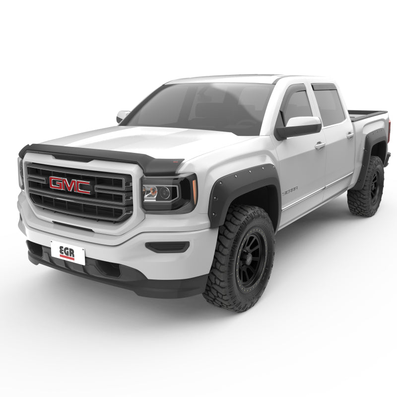 Load image into Gallery viewer, EGR 14+ GMC Sierra Superguard Hood Shield - Matte (301585)
