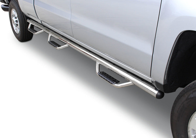 Load image into Gallery viewer, Go Rhino 07-10 Chevrolet Silverado 2500HD/3500HD Dominator D3-1 Piece SideSteps - W2W - SS

