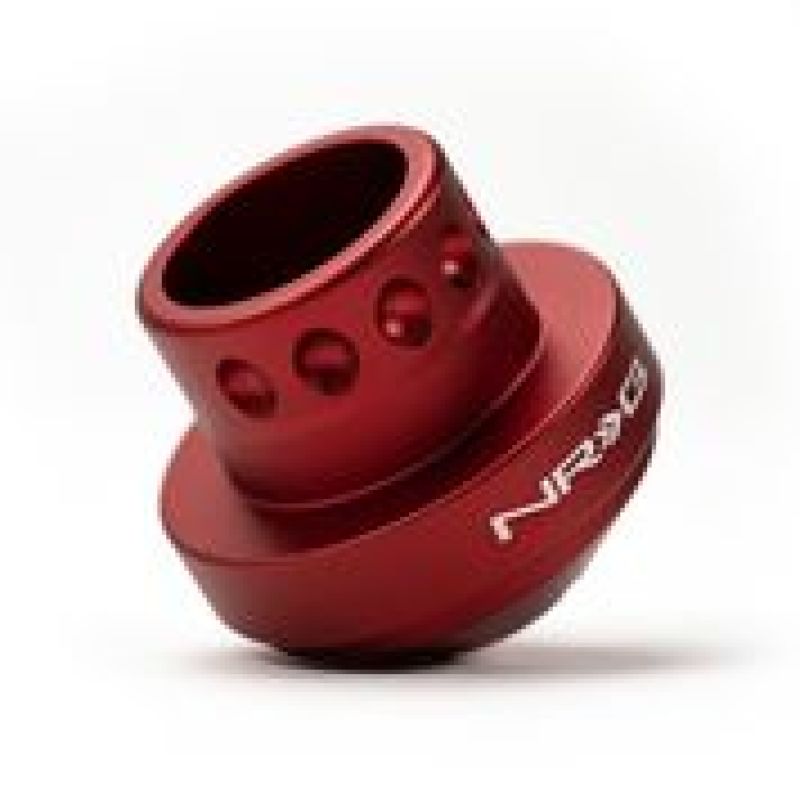 Load image into Gallery viewer, NRG Short Hub Adapter 92-95 Honda Civic / 92-96 Prelude / 90-93 Accord - Matte Red
