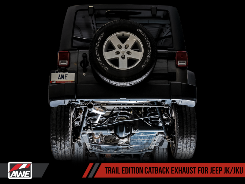 Load image into Gallery viewer, AWE Tuning 07-18 Jeep Wrangler JK/JKU 3.6L Trail Edition Cat-Back Exhaust
