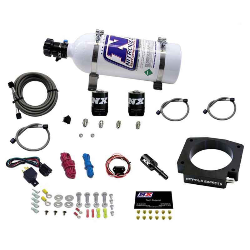 Load image into Gallery viewer, Nitrous Express 15-17 Ford Mustang GT350 5.2L Nitrous Plate Kit w/5lb Bottle
