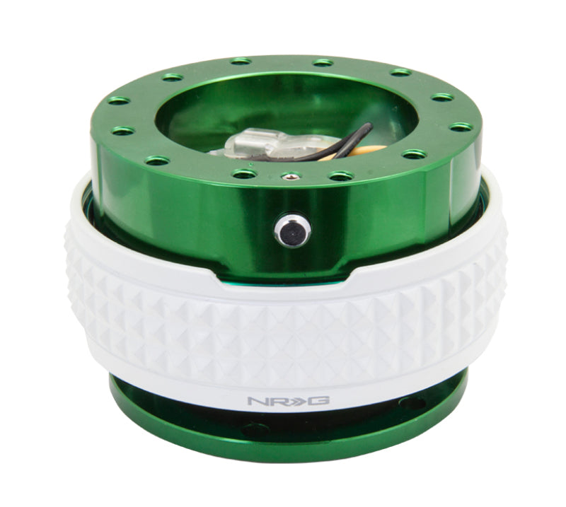 Load image into Gallery viewer, NRG Quick Release Kit - Pyramid Edition - Green Body / Glow In The Dark Pyramid Ring
