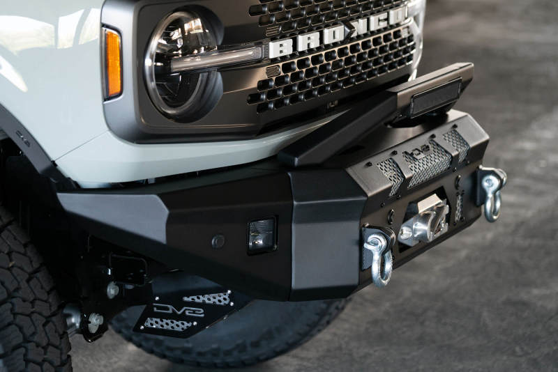 Load image into Gallery viewer, DV8 Offroad 2021+ Ford Bronco Front Bumper Winch Capable w/ Optional Bull Bar/Aux Light Opening
