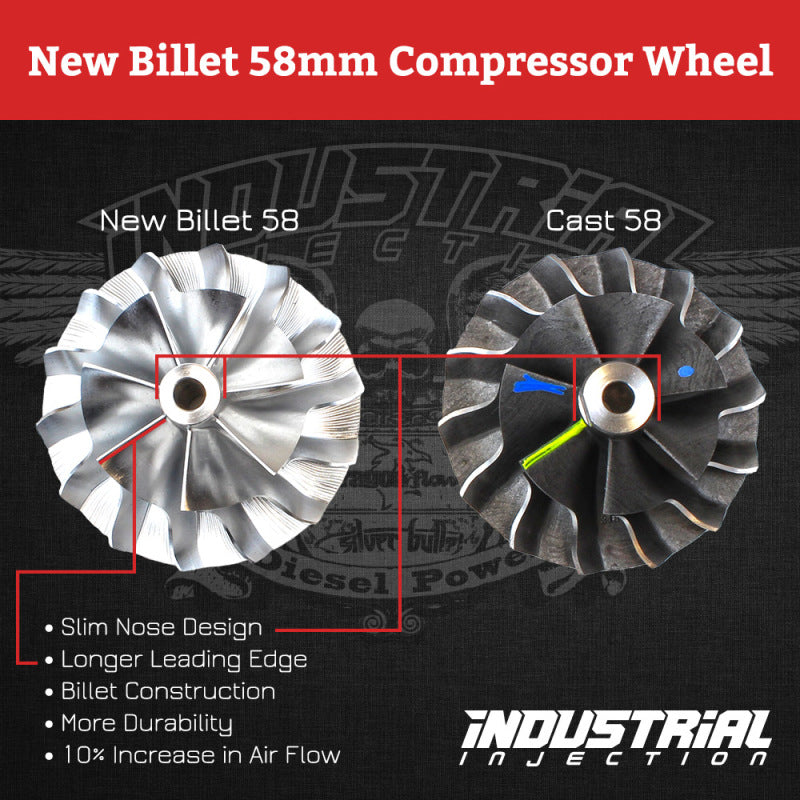 Load image into Gallery viewer, Industrial Injection Boxer 58 Turbo Kit w/ Bullet Blade Technology - 03-07 Cummins
