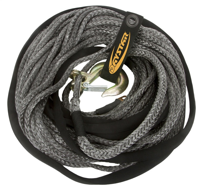 Load image into Gallery viewer, Daystar 80 Foot Winch Rope W/Loop End 3/8 x 80 Foot Black
