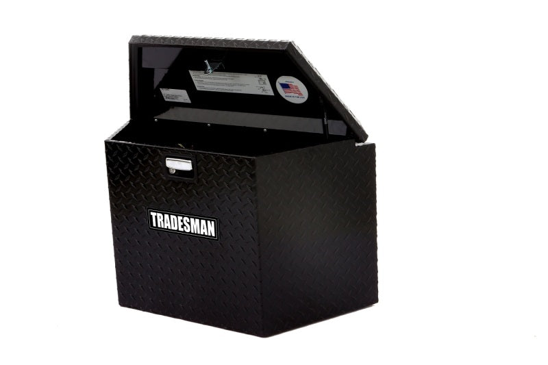 Load image into Gallery viewer, Tradesman Aluminum Trailer Tongue Storage Box (21in.) - Black
