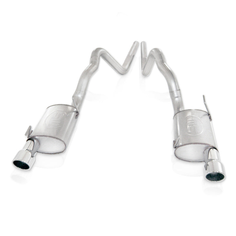 Load image into Gallery viewer, Stainless Works 2007-10 Shelby GT500 3in Catback X-Pipe S-Tube Mufflers

