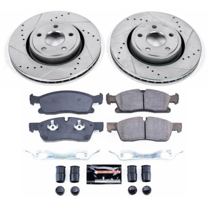 Load image into Gallery viewer, Power Stop 13-16 Dodge Durango Front Z23 Evolution Sport Brake Kit
