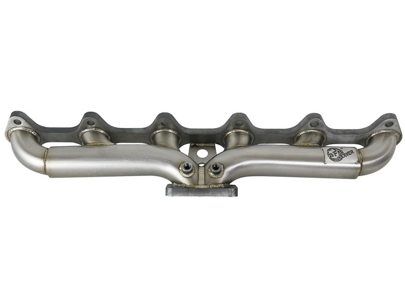 Load image into Gallery viewer, aFe Twisted Steel Header Turbo Manifold (T4) 98.5-02 Dodge Diesel Trucks L6 5.9L (td)
