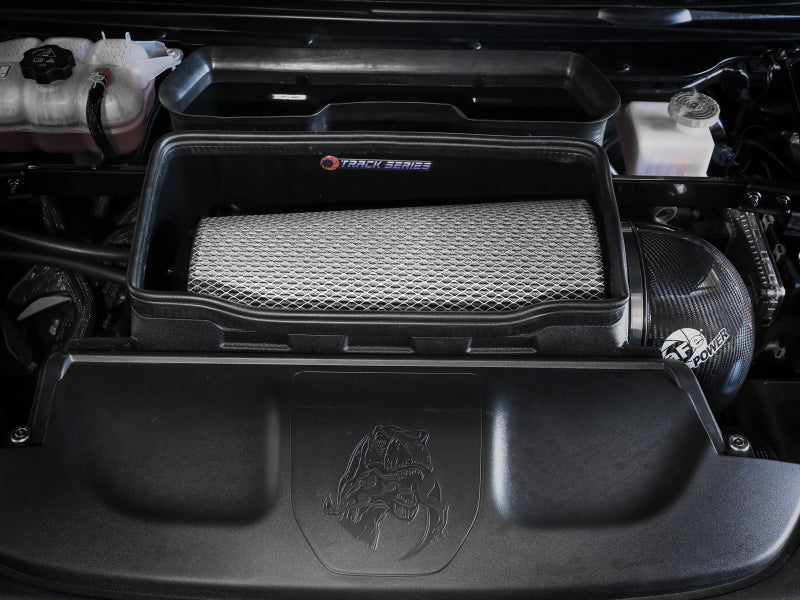 Load image into Gallery viewer, aFe 21-23 RAM 1500 TRX Track Series Carbon Fiber Cold Air Intake System w/ Pro DRY S
