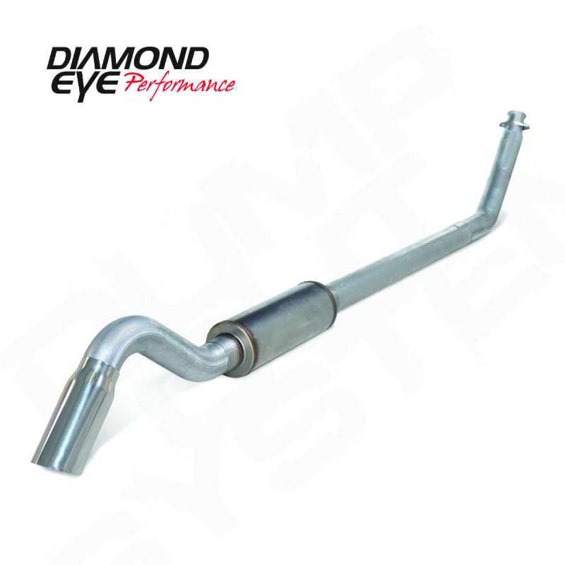 Load image into Gallery viewer, Diamond Eye 4in AL TURBO BACK SGL DUMP OUT 94-02 DODGE INCLUDING TIP
