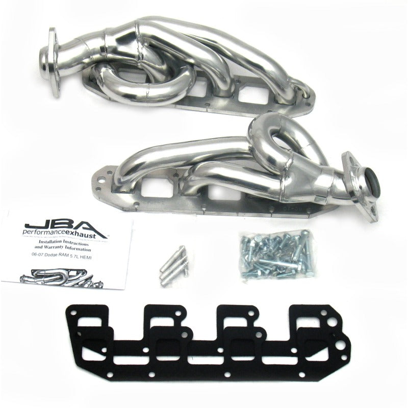 Load image into Gallery viewer, JBA 03-08 Dodge RAM 5.7L HEMI 1-5/8in Primary Silver Ctd Cat4Ward Header
