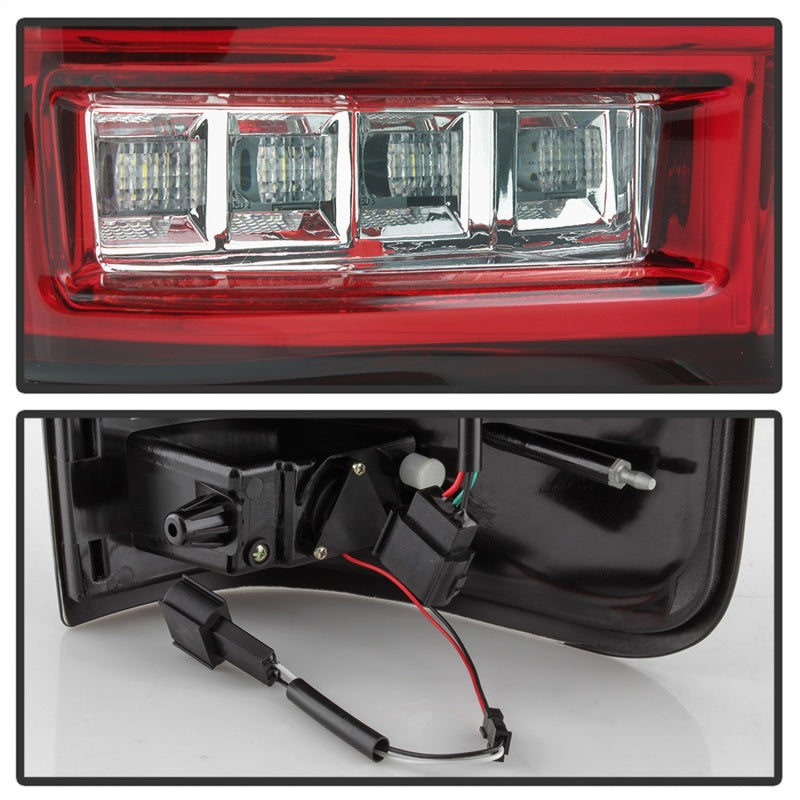 Load image into Gallery viewer, Spyder Ford F150 04-08 Styleside Tail Light V2 - LED - Red Clear ALT-YD-FF15004V2-LBLED-RC
