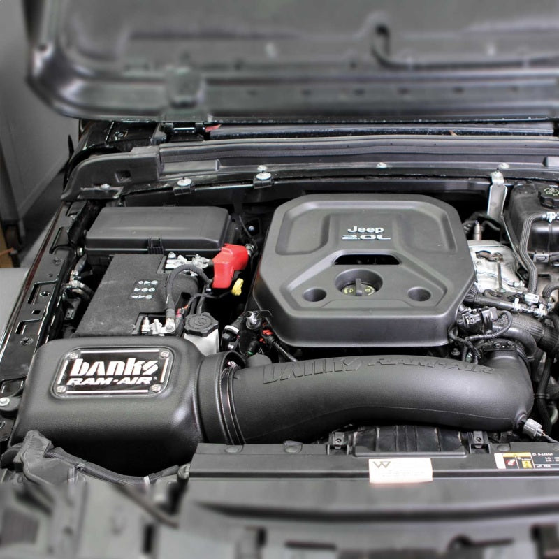 Load image into Gallery viewer, Banks Power 18-21 Jeep 2.0L Turbo Wrangler (JL) Ram-Air Intake System
